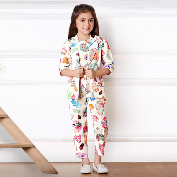 Exclusive Baby Girls Designer Blazer Floral Style _1986