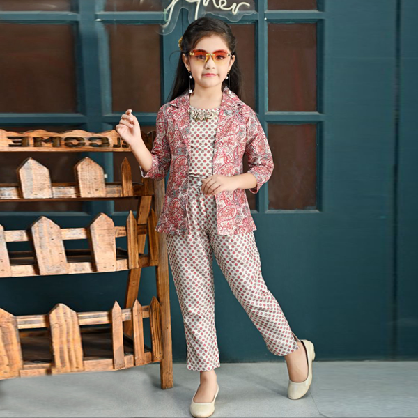 Exclusive Baby Girls Designer Blazer Floral Style_1984